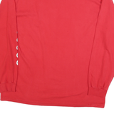 OHIO STATE Mens Red Buckeyes Graphic T-Shirt XL Long Sleeve Crew Neck College
