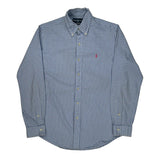 Ralph Lauren Checked Shirt - Small Blue Cotton