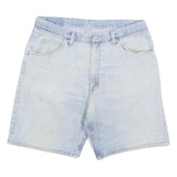WRANGLER Mens Denim Blue Casual Shorts L W36 Cotton Blend Classic Fit