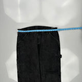 Unbranded Carpenter Jeans - 36W 30L Black Cotton