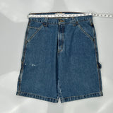 Levis Denim Shorts - 36W 11L Blue Cotton
