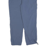 VARANUS Mens Polyester Blend Blue Regular Straight Trousers W38 L30 Zip Closure