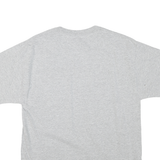 CHAMPION Mens Grey Sacramento State Cotton Blend T-Shirt L Short Sleeve Crew