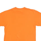 MAJESTIC Mens Orange National League Champions Graphic T-Shirt L Short Sleeve