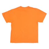 MAJESTIC Mens Orange National League Champions Graphic T-Shirt L Short Sleeve