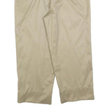 DOCKERS Mens Polyester Blend Beige Relaxed Straight Trousers W36 L25 Casual