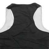 ROXY Womens Black Button Cotton Waistcoat XL Plain Casual Stylish Vest
