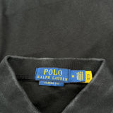 Polo By Ralph Lauren Polo Shirt - Medium Black Cotton