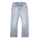 LEE Mens Jeans Blue Regular Straight Denim Light W32 L31 Classic Fit Zip Closure