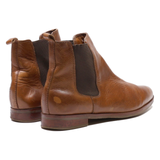 GEOX Ankle Boots Brown Leather Womens UK 6