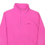 REEBOK Womens Pink Pullover Plain Crew Neck Regular Fit M Sportswear Jumper
