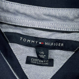 Tommy Hilfiger Polo Shirt - Large Navy Cotton