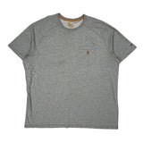 Carhartt T-Shirt - 2XL Grey Cotton