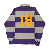 Ephrata Field Hockey Barbarian Striped Rugby Shirt - Small Gray Cotton