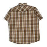 Levis Checked Short Sleeve Shirt - XL White Cotton