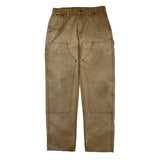Carhartt Double Knee Carpenter Pants - 31W 32L Beige Cotton