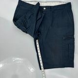 Dickies Cargo Shorts - 36W 11L Navy Cotton
