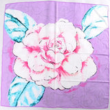 Anyyou Fashion Premium Satin Square Scarf – Light Purple Silk-Feel Neckwrap for Women