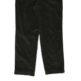 SONS AND HARWELL Mens Cotton Blend Black Regular Fit Straight Leg Trousers W30
