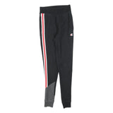 CHAMPION REVERSE WEAVE Mens Joggers Black Red & White XS W26 L32 Slim Tapered