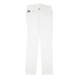 G-STAR Womens White Slim Skinny Denim Jeans Cotton Blend W29 L33 Clean Style