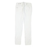 G-STAR Womens White Slim Skinny Denim Jeans Cotton Blend W29 L33 Clean Style