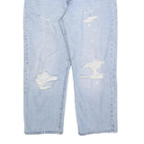 LEVI'S 501 BIG E Womens Jeans Blue Regular Straight Denim Light W34 L27