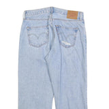 LEVI'S 501 BIG E Womens Jeans Blue Regular Straight Denim Light W34 L27