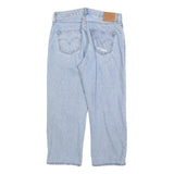 LEVI'S 501 BIG E Womens Jeans Blue Regular Straight Denim Light W34 L27
