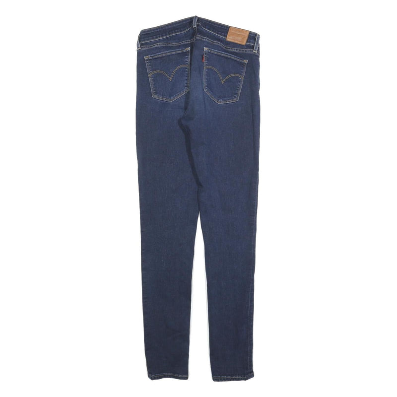 LEVI'S 711 Womens Jeans Blue Slim Skinny Denim Medium W29 L32 Stretch Zip
