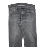 CARHARTT Mens Regular Fit Grey Denim Jeans W34 L26 Zip Closure Durable Style