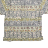 OLD MAUI Mens Green Rayon Shirt M Hawaiian Tropical Floral Pineapple Print
