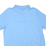 CHAPS Womens Blue Short Sleeve Plain Polo Shirt XL Classic Cotton Blend