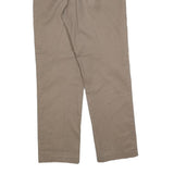 DICKIES Mens Cotton Blend Beige Regular Fit Straight Trousers W30 L30 Workwear