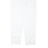 FREE Womens Cotton Blend White Relaxed Tapered Trousers W25 L29 Casual Summer