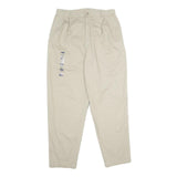 WHITE STAG Womens Cotton Beige Classic Trousers W32 L32 Zip Closure Casual Wear