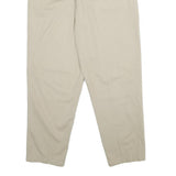 WHITE STAG Womens Cotton Beige Classic Trousers W32 L32 Zip Closure Casual Wear