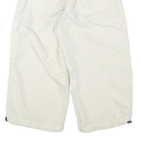 KAPPA Mens White Casual Shorts M W25 Polyester Blend Cargo Pocket