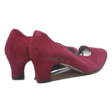 GABOR Womens Elegant Red Synthetic Court Heels UK 4 Comfortable Stylish