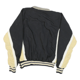 UNIQUE SALES Mens Black & Beige Noblesville Millers V-Neck M Nylon Sweatshirt