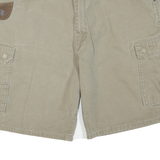 WRANGLER Mens Shorts Beige Casual Cargo XL W38 Durable Cotton Blend Workwear