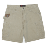 WRANGLER Mens Shorts Beige Casual Cargo XL W38 Durable Cotton Blend Workwear