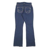 COPPER FLASH Womens Blue Regular Fit Bootcut Denim Jeans W28 L32 Stylish Stitch