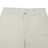CARHARTT Mens Shorts Beige Casual XL W40 Cotton Blend Workwear Relaxed Fit