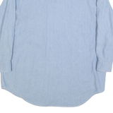COCA COLA Mens Blue Denim Shirt L Cotton Blend Casual Long Sleeve Button