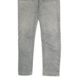 LEVI'S 501 Mens Jeans Grey Slim Skinny Denim Medium W26 L29 Classic Zip Cotton