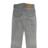 LEVI'S 501 Mens Jeans Grey Slim Skinny Denim Medium W26 L29 Classic Zip Cotton