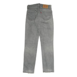 LEVI'S 501 Mens Jeans Grey Slim Skinny Denim Medium W26 L29 Classic Zip Cotton