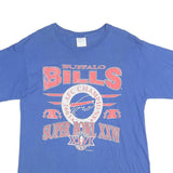 TULTEX Mens Blue XL Graphic T-Shirt Short Sleeve Crew Neck NFL Super Bowl