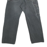 DICKIES Mens Jeans Black Regular Straight Denim Medium W30 L25 Workwear